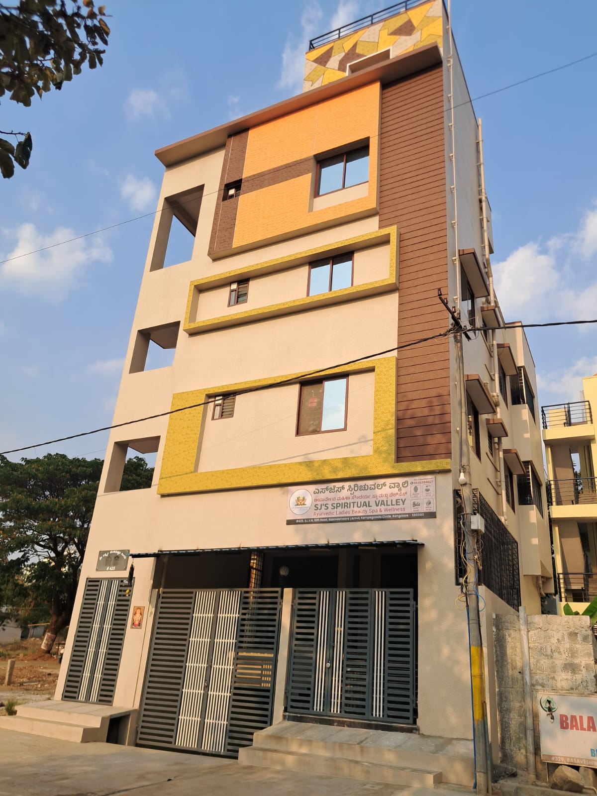 SJ's Spiritual Valley — building exterior, Basaveshwara Layout near Kempe Gowda Circle Bangalore